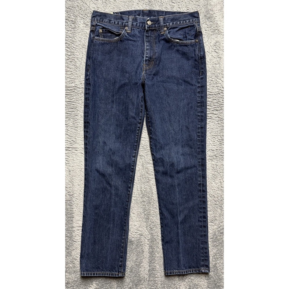 J‎ Crew Jeans Mens 30*x28* Blue 770 Kaihara Japanese Fabric Denim Slim Straight